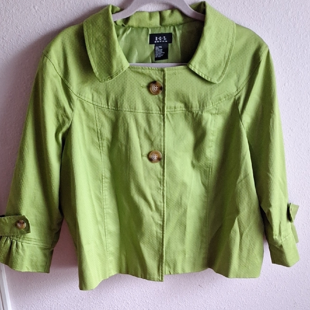 Chic Green R.Q.T. Jacket - Picture 5 of 9